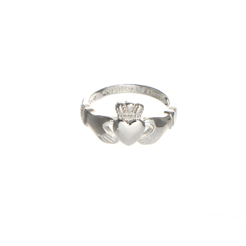 Grá Collection Silver Plated Claddagh Ring